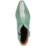 Nelson Leren Cowboylaarzen Mint Metallic