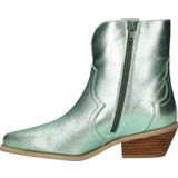 Nelson Leren Cowboylaarzen Mint Metallic