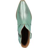 Nelson Leren Cowboylaarzen Mint Metallic