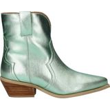 Nelson Leren Cowboylaarzen Mint Metallic