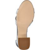 Nelson - Dames Sandaal - Metallic - Gladleer - Verstelbare Enkelband