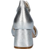 Nelson - Dames Sandaal - Metallic - Gladleer - Verstelbare Enkelband