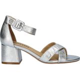 Nelson - Dames Sandaal - Metallic - Gladleer - Verstelbare Enkelband