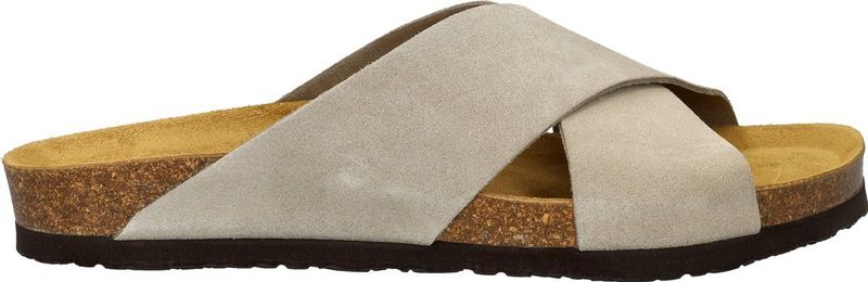 Nelson - Heren Slipper - Leer - Zwart