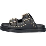 Rieker - V3950 - Damessandalen - Zwart - Zachte Binnenzool - Normale Breedte