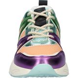 Nelson - Lage Sneakers - Dames - Vrolijke Kleurcombinaties - Chunky Rubberen Loopzool