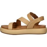 Nelson - Dames Sandalen - Leer - Zwart - Verstelbare Band