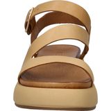 Nelson - Dames Sandalen - Leer - Zwart - Verstelbare Band