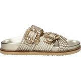 Nelson - Chunky Slipper - Dames - Leer - Voorgevormd Voetbed - Rubber Loopzool