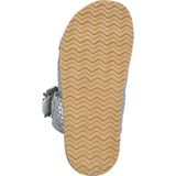 Nelson - Dames Slipper - Zilver - Leer - Verstelbare Banden