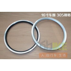 16 inch fiets velg voor vouwfiets 305 size aluminium velg 20/28 gat V brake