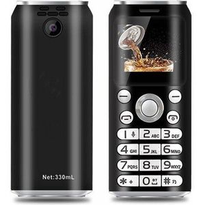 Pocket Mini Mobiele Telefoon Satrend K8 1.0 Inch Cola Vorm Telefooncontactpersoon MP3 Bluetooth Dialer Call Opname Kleine Mobiel