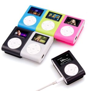 MP3 Speler Usb Clip Speler Draagbare Mini Muziek Media Lcd-scherm Ondersteuning 32Gb Micro Sd Tf Card Walkman Lettore