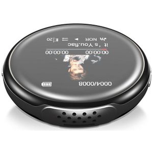 Ronde MP3 Speler Bluetooth Sport Mini 8GB MP3 Speler Draagbare Met Ingebouwde Speaker FM E-Book Met 1.44 Inch TFT kleur Screen