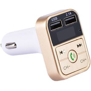 Elistooop Draadloze Bluetooth 5.0 Fm-zender Handsfree Car Kit Lcd MP3 Speler Dual Usb Charger Auto Accessoires Fm Modulator