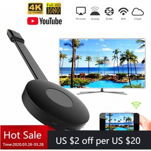 Wireless Display Dongle Wifi Draagbare Display Ontvanger 1080P Hdmi Miracast Dongle Voor Ios Iphone Ipad/Mac/Android smartphones