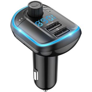 Bluetooth 5.0 Ontvanger Fm-zender Auto Accessoires Auto MP3 Speler Met Led Scherm Draadloze Radio Zender Modulator
