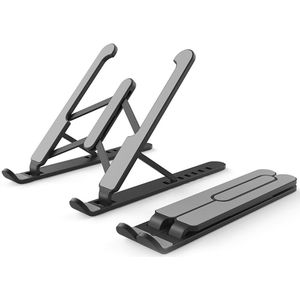 Opvouwbare Beugel Laptop Houder Verstelbare Notebook Stand Houder Lifting Cooling Antislip Pad [Met Opbergtas]