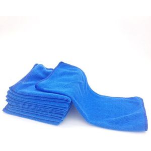 50Pcs Thuis Wassen Handdoek Microfiber Zachte Reiniging Car Care Doeken Wassen Handdoek Stofdoek 9.84 ''X 9.84 ''Inch microfiber Handdoek