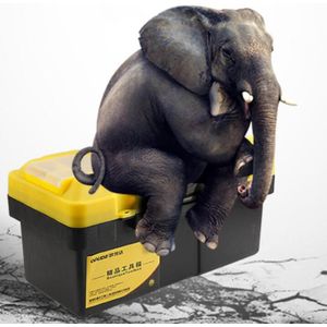 Grote Toolbox Huishoudelijke Onderhoud Elektricien Gereedschapskist Multifunctionele Abs Hardware Auto Reparatie Thicken Anti-Fall Doos 14 17 19&quot;