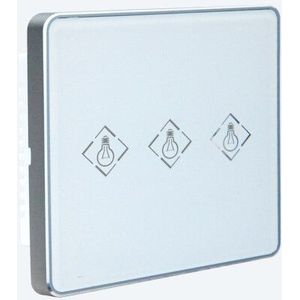 Focus PL-708R 433/868 mhz elektrische schakelaar draadloze Touch Screen Smart Lichtschakelaar