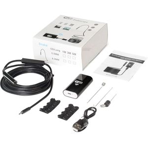 Real-Time Video Monitoring Oor Lepel Borescope Endoscoop Draagbare Praktische Computers Inspectie Mobiele Telefoons Duurzaam 6LED 8 Mm