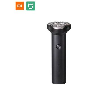 Originele Xiaomi Mijia Elektrische Scheerapparaat S300 Zwart 3D Drijvende Fineer Dubbele Snijkop IPX7 Waterdichte Type-C Opladen