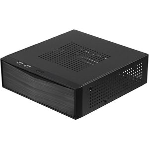 Home Office Htpc Gaming Desktop Met Radiator Gat Metalen Praktische Voeding Gastheer Horizontale 2.0 Usb Mini Itx Computer Case