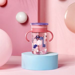 Bc Babycare 260Ml Baby Kopjes Kan Worden Gedraaid Magic Cup Kids Lekvrije 360 ° Drinkwater Fles ergonomisch Handvat Cup Bpa Gratis