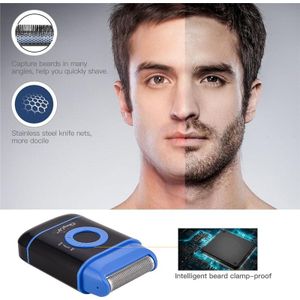 Draagbare Elektrische Scheerapparaat Mannen Razor Pop-Up Tempels Trimmer Baard Trimmer Mini Baard Trimmer Batterij Aangedreven Scheren Machine 45