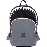 Pick & Pack  Shark Shape Backpack M / Visible grey