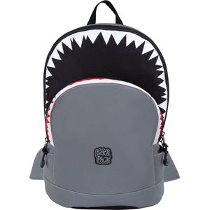 Pick & Pack Shark reflecterend kinderrugzak M visible grey