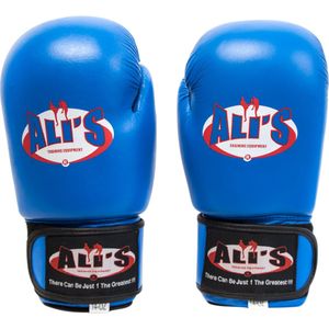 Ali's BG SP Bokshandschoenen Leer Sparring - Blauw