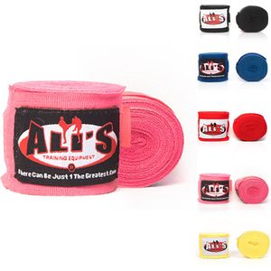 Ali's Fightgear - 1 paar - Roze - 460 cm lang -Bandage boksen - Kickboks bandage - Bandage kickboksen - Bandage - Boxing wraps - Boxing bandage