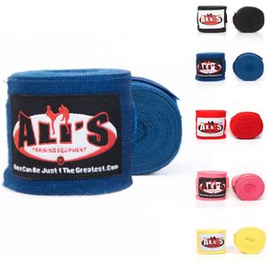 Ali's Bandages voor Boksen / Kickboksen 460 cm - Blauw