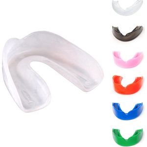 Ali's Fightgear gebitsbeschermer - Transparant - Kinderen - Gebitsprotecties - Makkelijk te vormen - Tandenknarsen - Bitje Vechtsport - Gebitsbeschermer - Mouthgard - Anti Snurk - Knarsbitje - Gebitsbeschermer Vechtsport - Tandenknarsen bitje