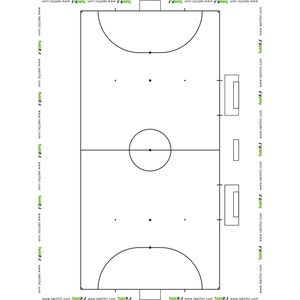 Taktifol Speelveldfolie - Zaalvoetbal - Futsal