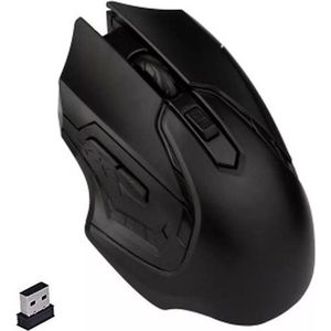 Bluetooth draadloze muis RF-6386 voor notebook, pc, Mac, laptop, computer / Windows - zwart