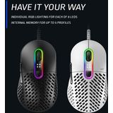 MOUNTAIN - Makalu 67 - Bedrade Muis - RGB - Lichtgewicht - PTFE