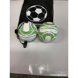 Mini Bal + Mini Soccer Bal aan koord - Voetbal - In draagtas - Maat 2