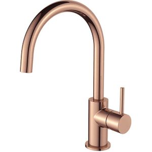 Regn Luxe Keukenmengkraan met ColdStart – Energiezuinig & Elegant – Hoge Uitloop (31,5 cm) - geborsteld koper