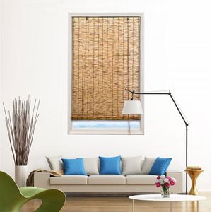 Rolgordijn donker riet 100 x 140 cm