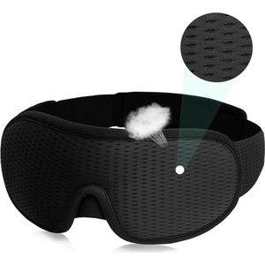 Slaapmasker - Luxe 3D Oogmasker - Zijden Slaapmaskers - Traagschuim - 100% Verduisterend - Voor Mannen en Vrouwen