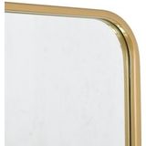 Fragix Boston wandspiegel rechthoekig - Goud - Metaal - 75x40cm - Industrieel