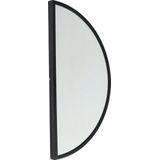 LOFT42 Mirror Spiegel Half Rond - Zwart - Metaal - 60x31