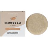 Shampoo Bar Honing | Handgemaakt in Nederland | CG-proof | SLS- & SLES-vrij | Dierproefvrij | Ideaal voor krullend haar | Zeer geschikt voor een droge hoofdhuid | 100% biologisch afbreekbare verpakking