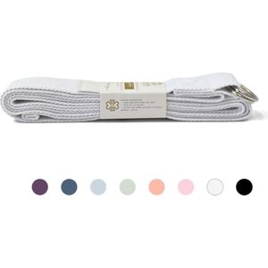 Katoenen Yoga Riem - Wonderful White - Wit - 250 cm