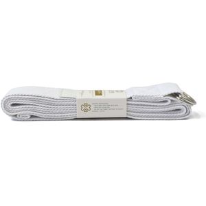 Katoenen Yoga Riem - Wonderful White - Wit - 250 cm