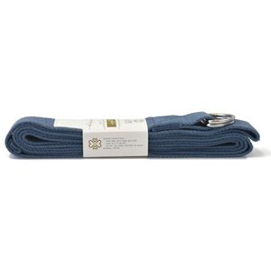 Katoenen Yoga Riem - Brilliant Blue - Blauw - 250 cm