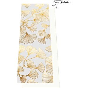 Tweezijdige Yoga Handdoek - Golden Flowers